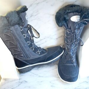 Comfortview The Eileen waterproof boots in black size 9 winter snow